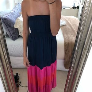 Color block Maxi dress